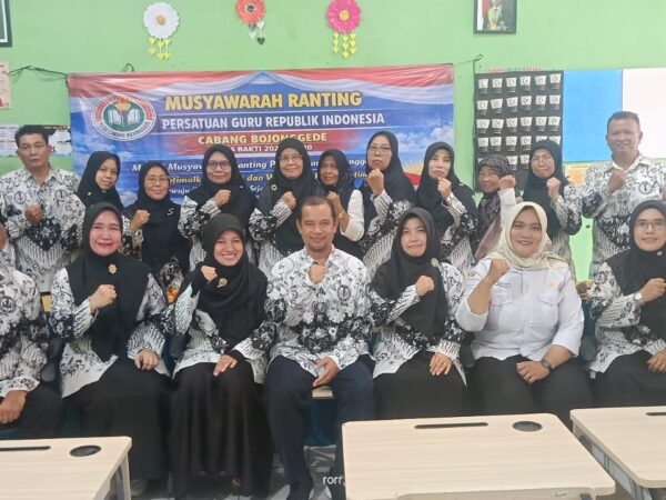 Musyawarah Ranting Persatuan Guru Republik Indonesia Cabang Bojonggede Masa Bakti 2026–2030: Mewujudkan Guru yang Sejahtera dan Bermartabat.