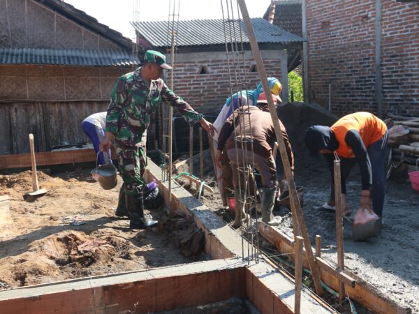 Haru Warga Desa Godo, Rumah Dibangun Total oleh Satgas TMMD Reguler ke-128