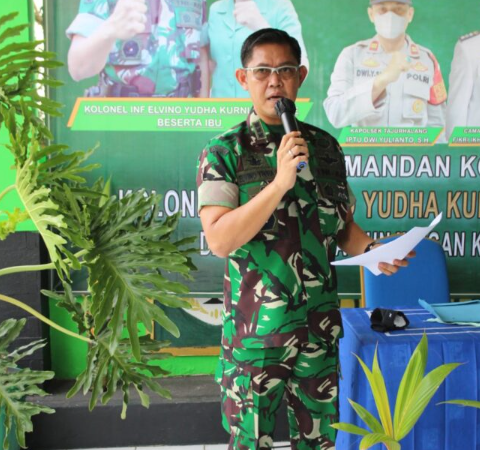 Kunjungan Kerja Dandim 0508/ Depok ke Markas Koramil 04/Bojonggede