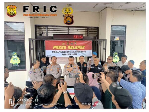 Dua Pelaku Penipuan Gunakan Emas Imitasi, Di Ciduk Polsek Jambi Timur, Hasil Curian Untuk Judol Dan Narkoba