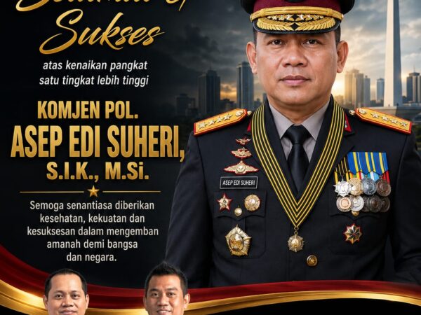 " RILIS RESMI FRIC"Jajaran Redaksi Fast Respon Indonesia Center (FRIC) Ucapkan Selamat atas Kenaikan Pangkat Komjen Pol. Asep Edi Suheri