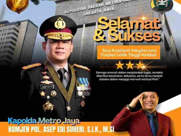 Dedikasi Dibalas Kepercayaan: Ketum FRIC, H. Dian Surahman Ucapkan Selamat ke Komjen Pol Asep Edi Suheri