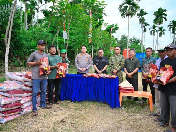 ‎Polres Pidie Hadiri Panen Raya Jagung Serentak Kuartal II, Dukung Swasembada Pangan Nasional‎‎