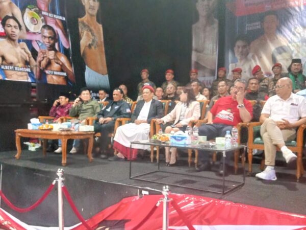 TVRI Di Penuhi Penonton Pertandingan Tinju,Pattimura International Big Fight 2026,29 Mei 2026