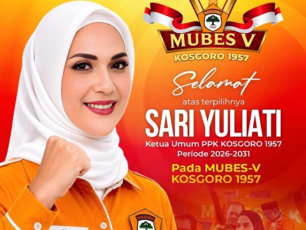 Sari Yuliati Terpilih Aklamasi Jadi Ketum PPK Kosgoro 1957 Periode 2026–2031