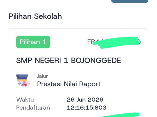 Diduga Ada Kejanggalan, Nilai SPMB SMPN 1 Bojonggede Berubah Drastis Pasca Pendaftaran Ditutup