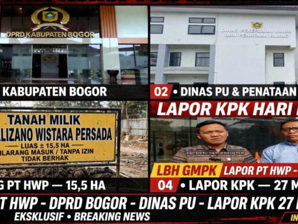 LBH GMPKR lapor KPK Dugaan PT Halizano Wistara Persada Jual Aset Negara
